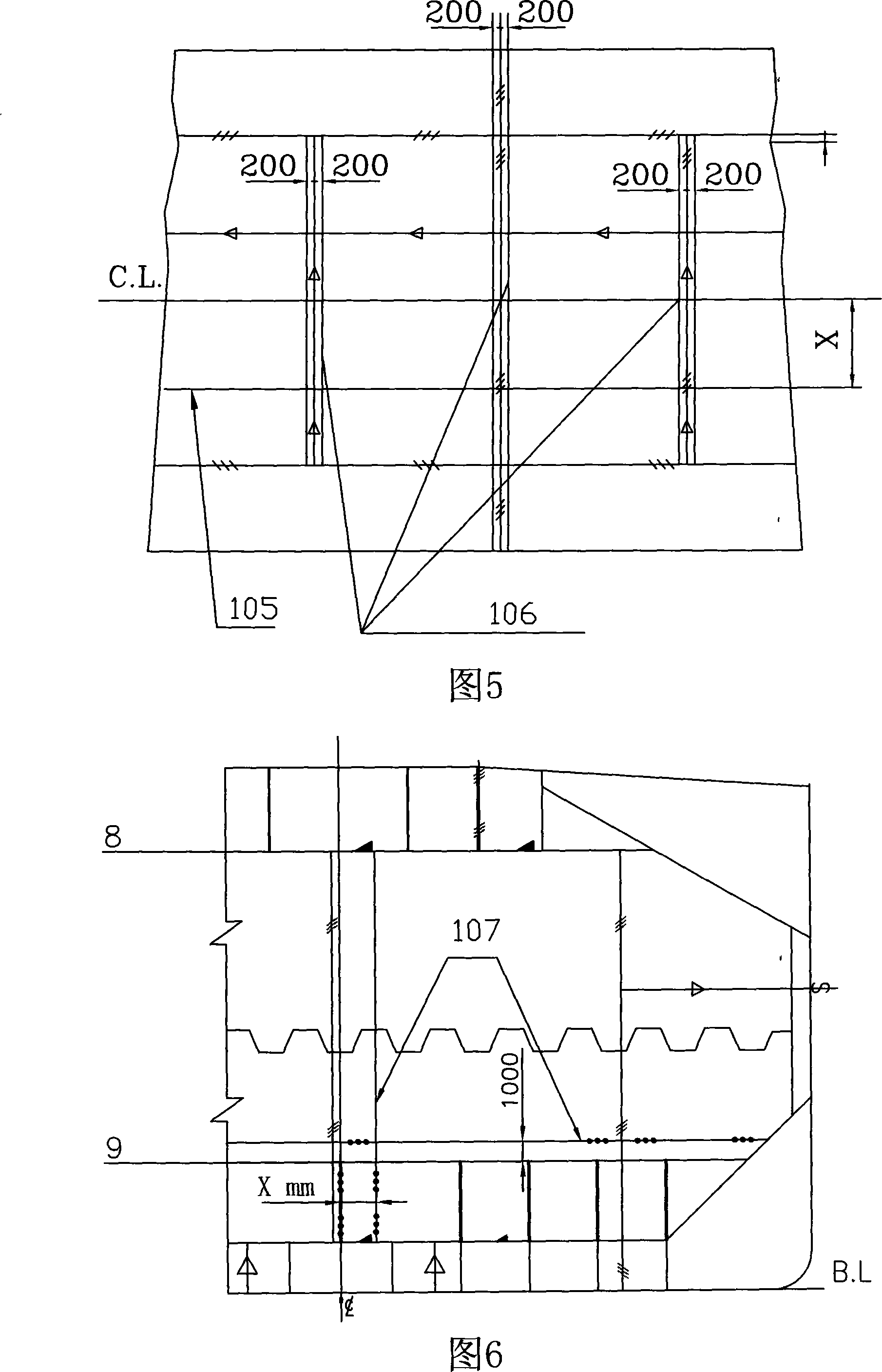 Method for rapidly detecting accuracy of position seaming in shipbuilding process