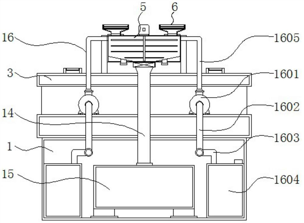 Device for detecting heavy metals in wastewater