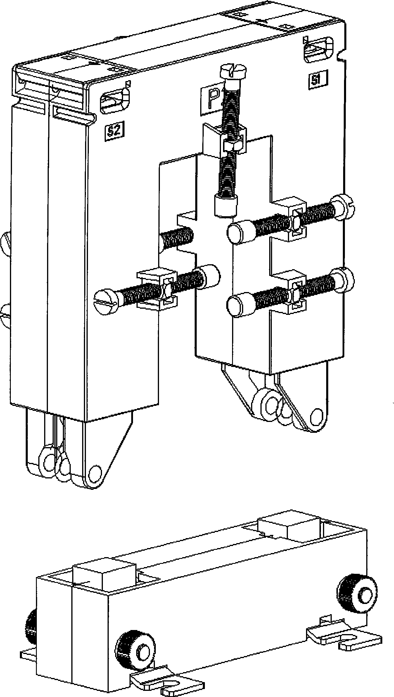 Open-close type current transformer