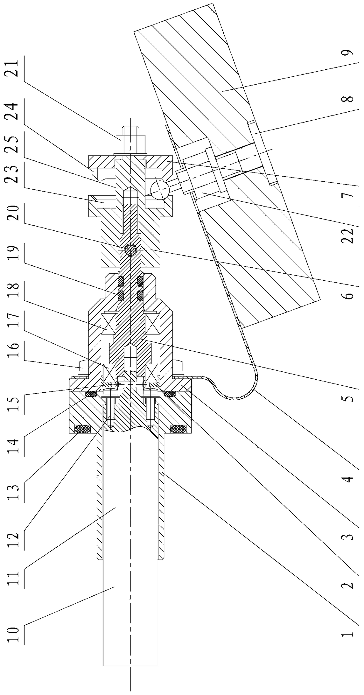 A safety dumping device for an underwater robot