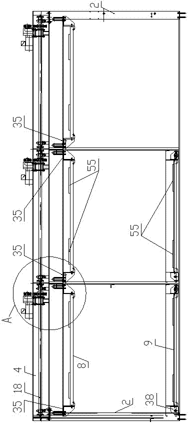 Sliding line rechargeable three-dimensional garage unit