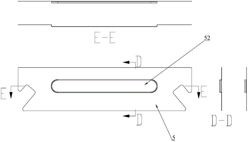 Drawing method and drawing mould for U-shaped drawn component