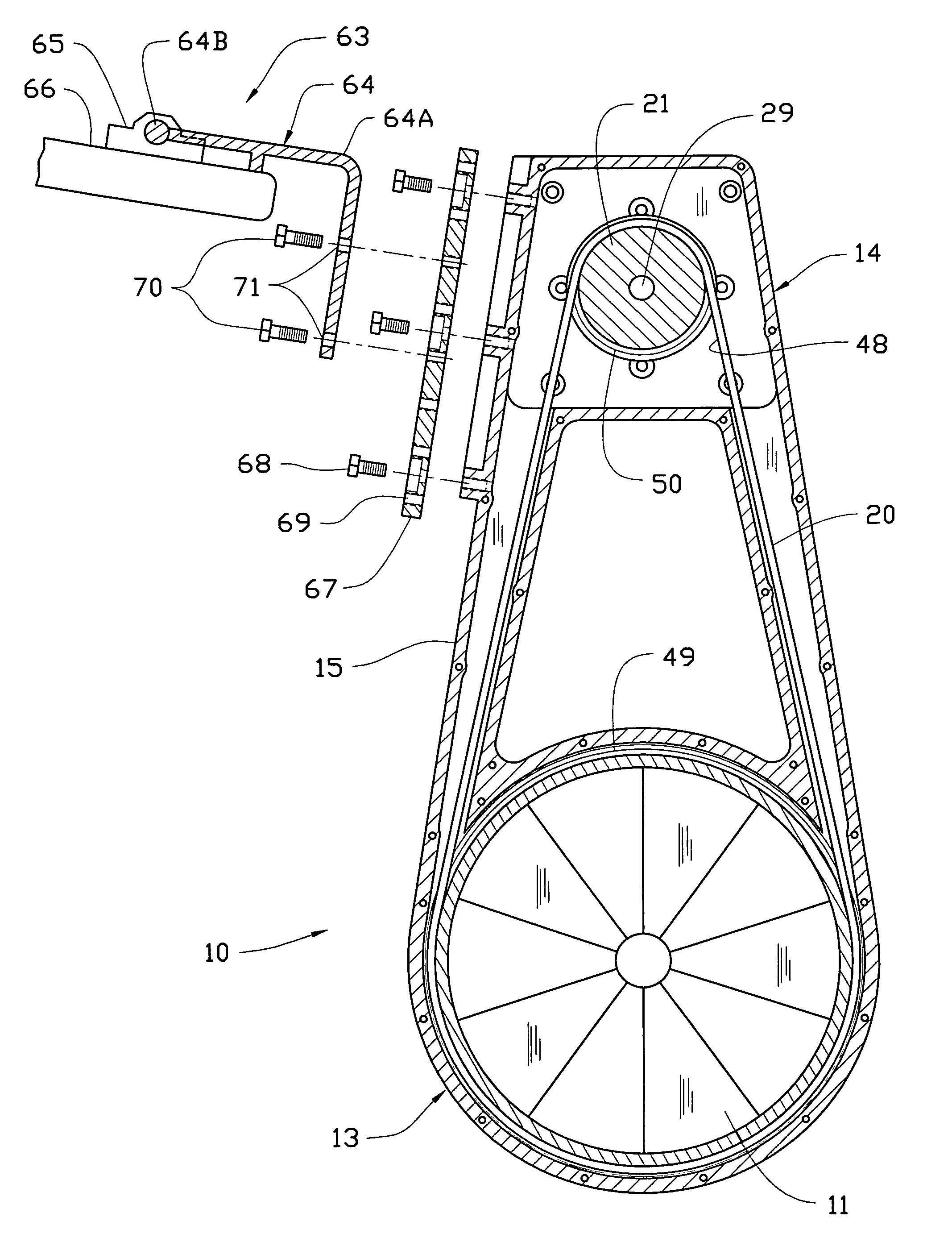 Lateral thruster unit for marine vessels