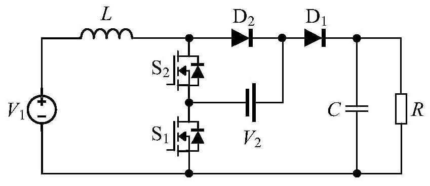 Two-switch three-port DC converter and its control method and circuit