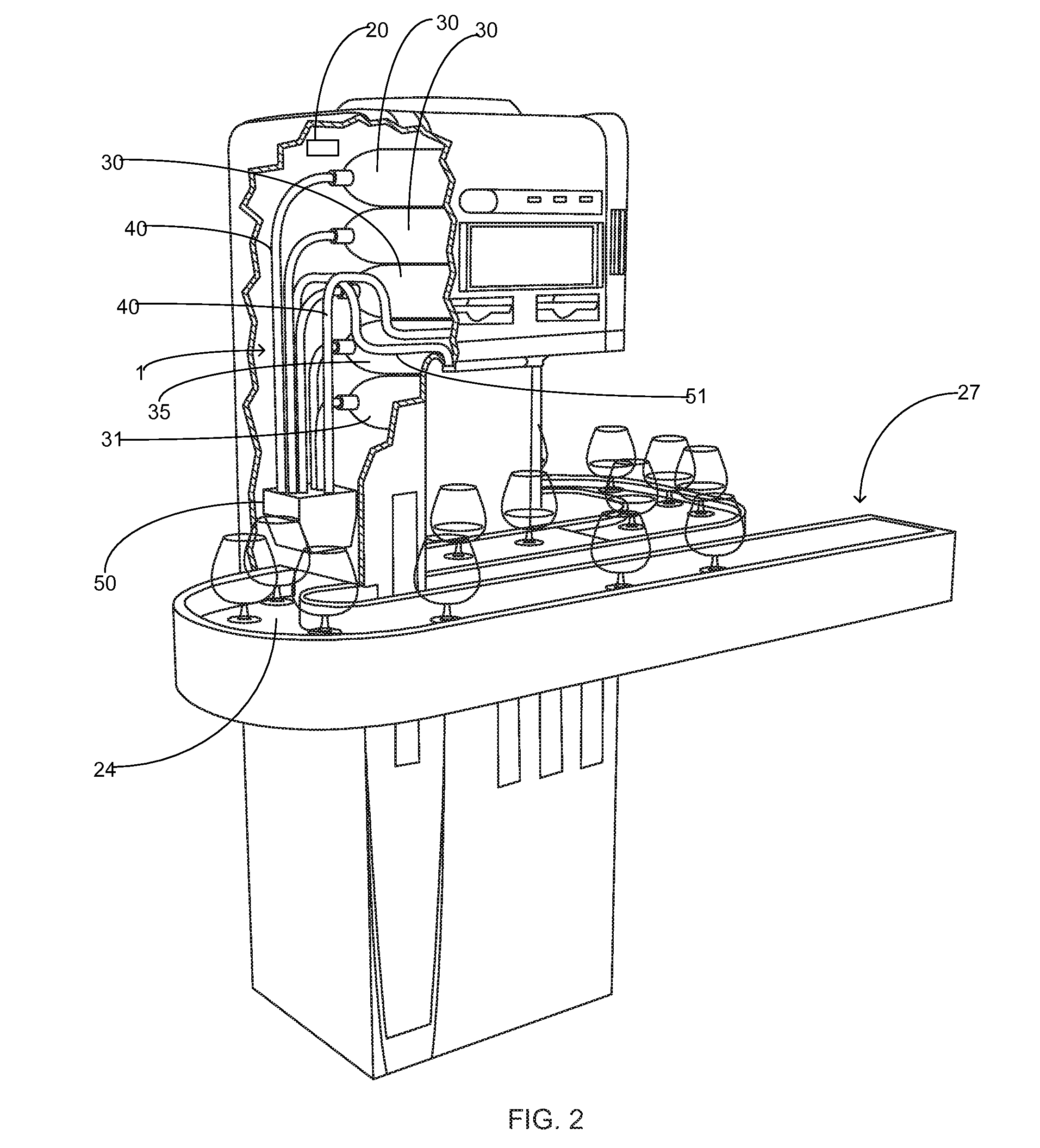 Automated Drink Mixing Machine
