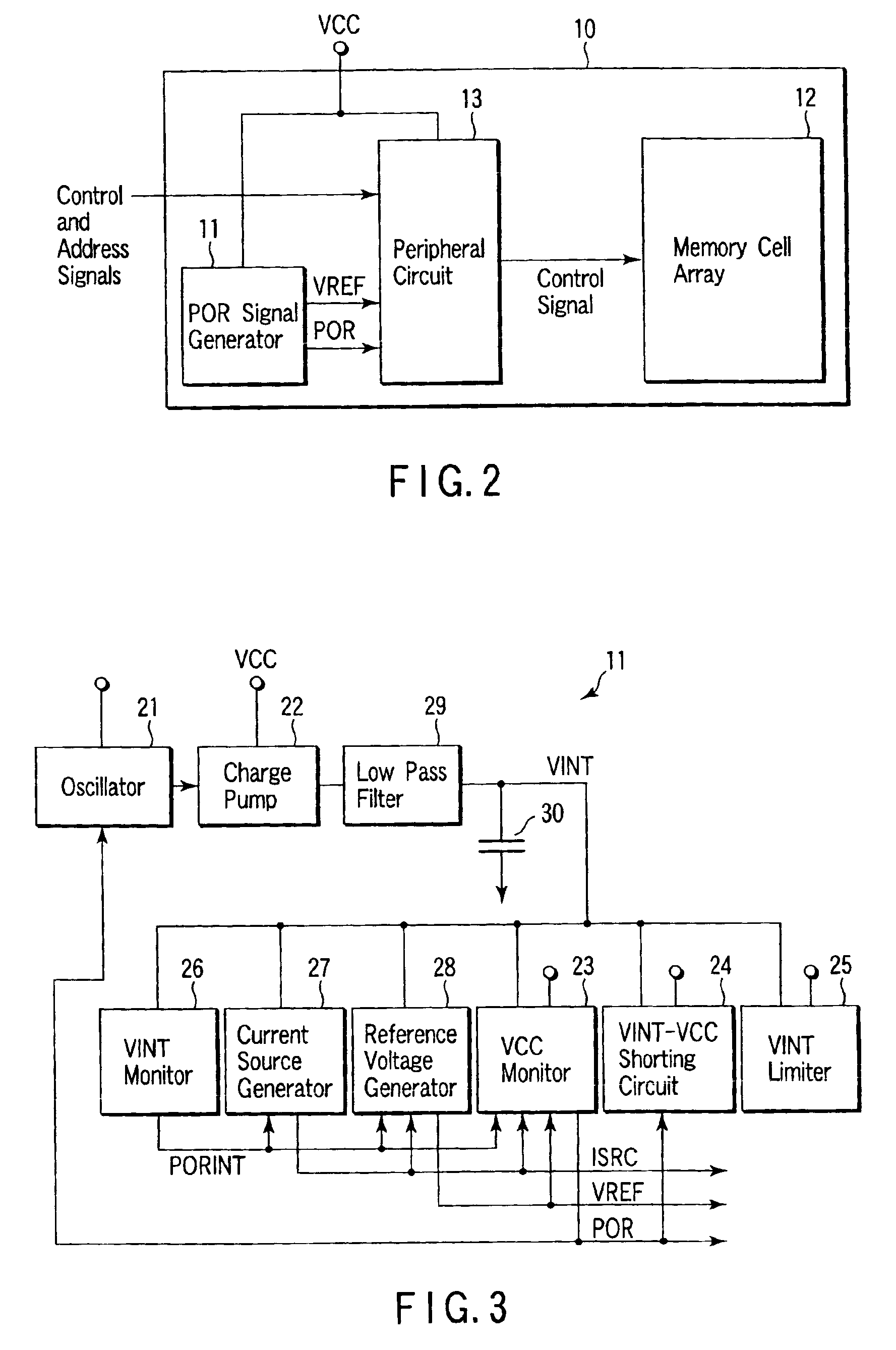 Semiconductor memory device having a power-on reset circuit