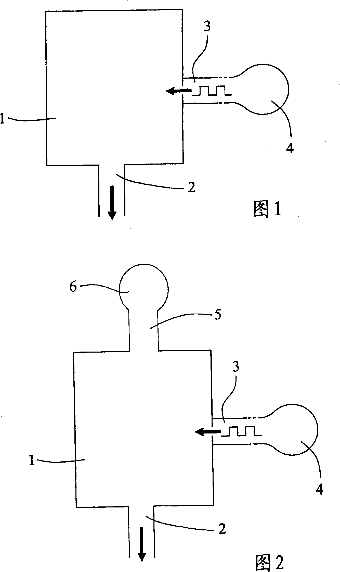 Simplified cleaning and filling device