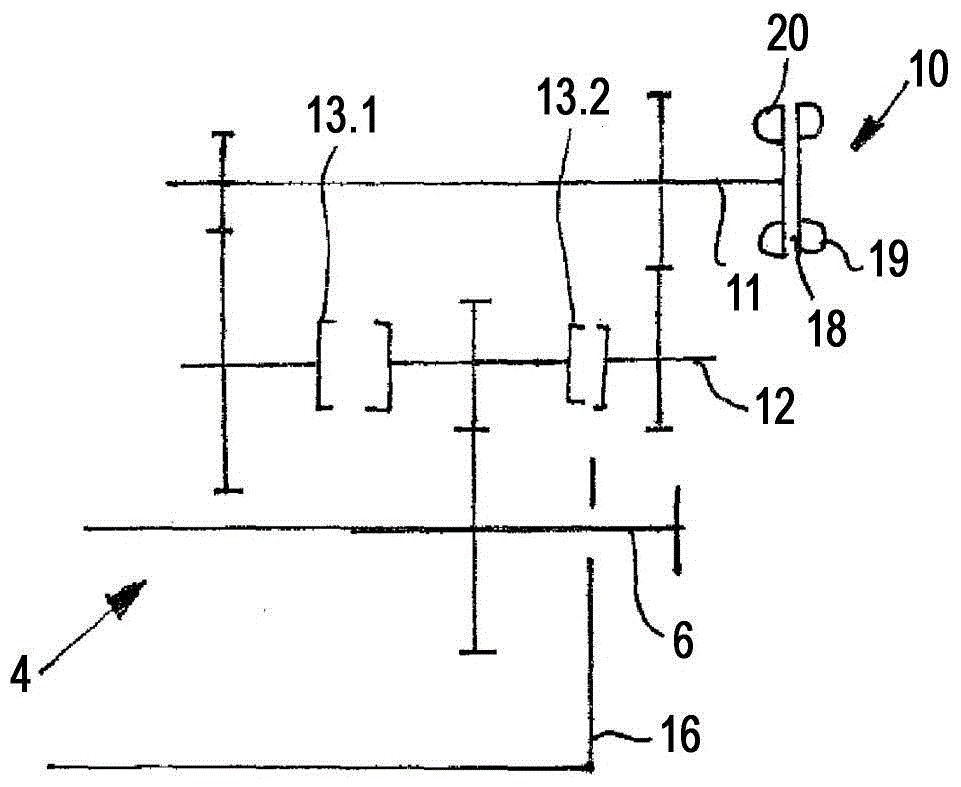 Motor vehicle drive train with hydraulic retarder