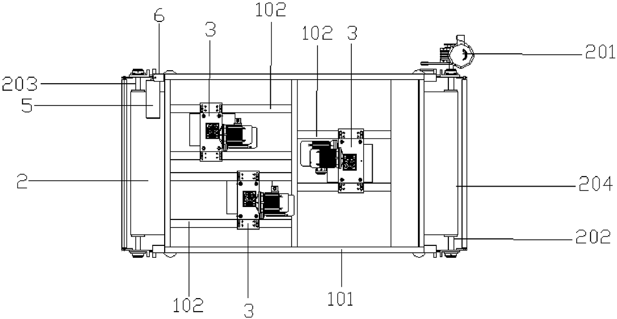 Ceramic tile face blank grinding machine