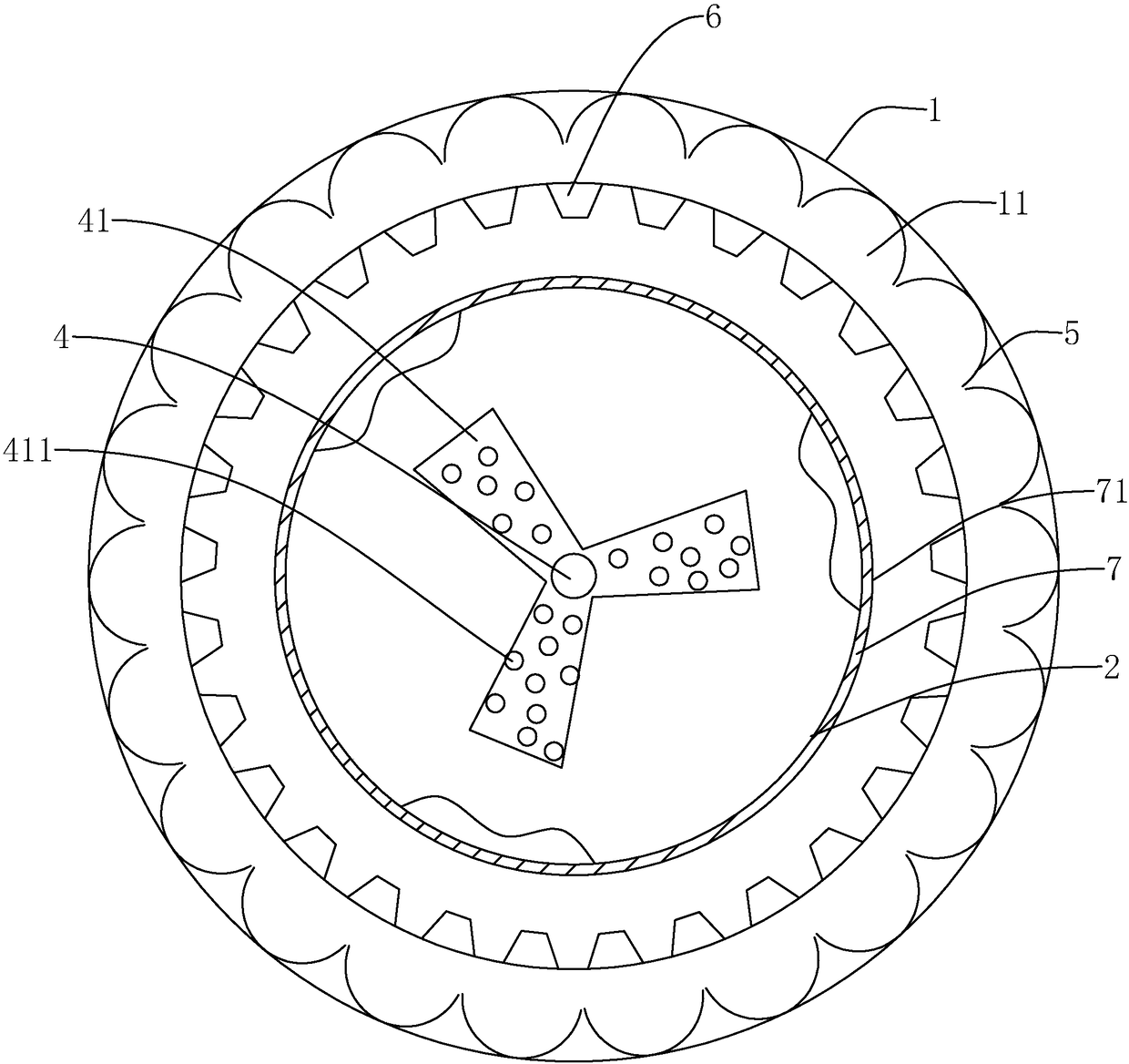 Low-noise efficient gas turbine exhaust system