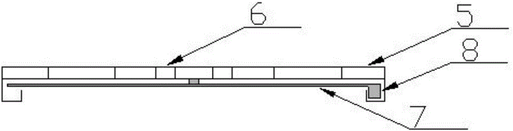 Device for detecting thickness of ice and snow on road