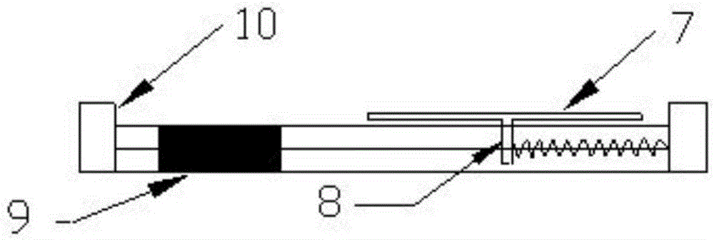 Device for detecting thickness of ice and snow on road