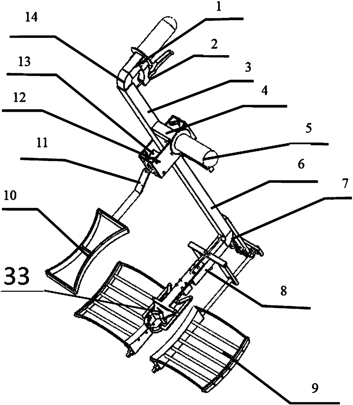 Picker of pineapples and picking method