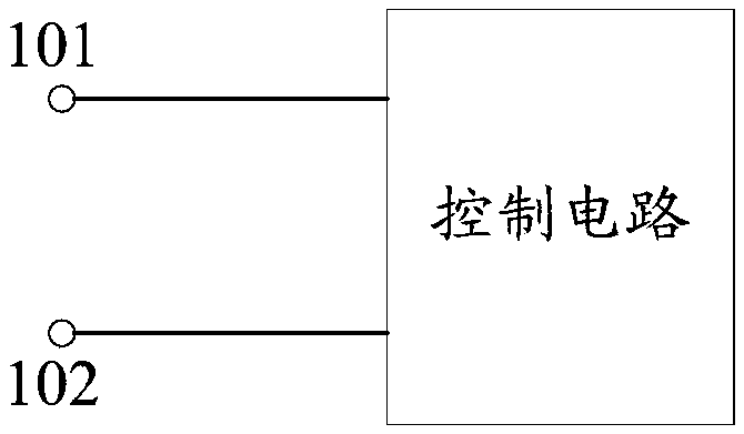 A control circuit, a liquid crystal display drive module and a liquid crystal display device