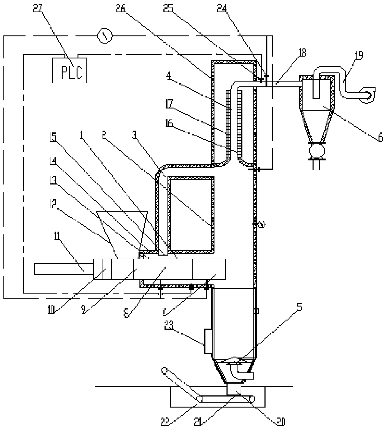 Combined pyrolysis gasifier