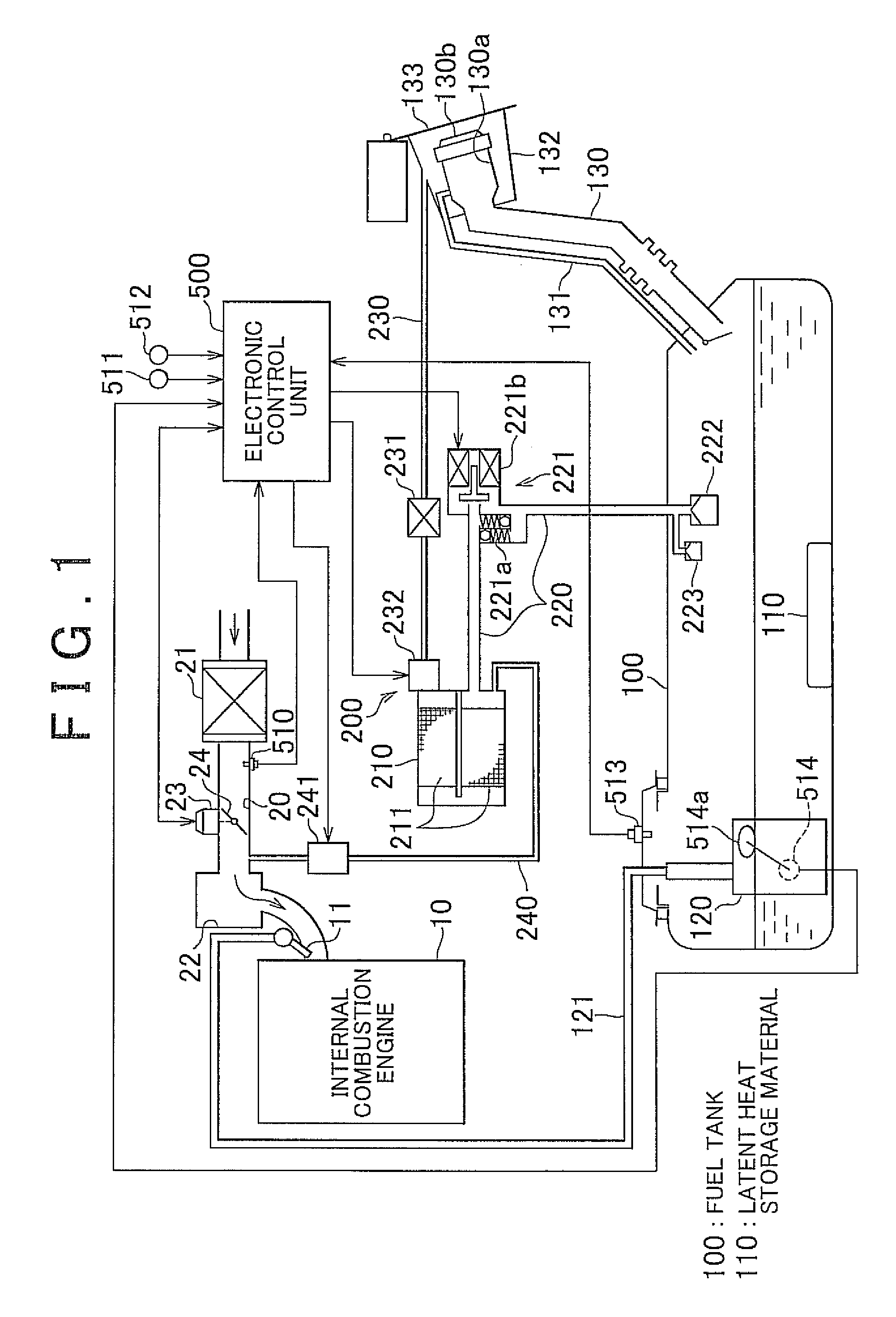 Fuel tank and evaporated fuel processing device including the fuel tank