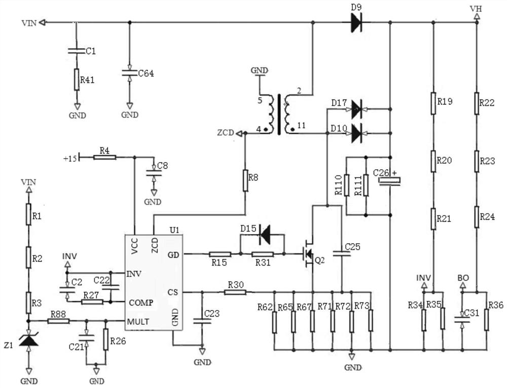 Multi-mode control LED dimming constant-current constant-voltage output circuit