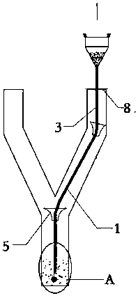 Large-volume special-shaped rigid column yo-ball concrete pouring structure and method on the ground