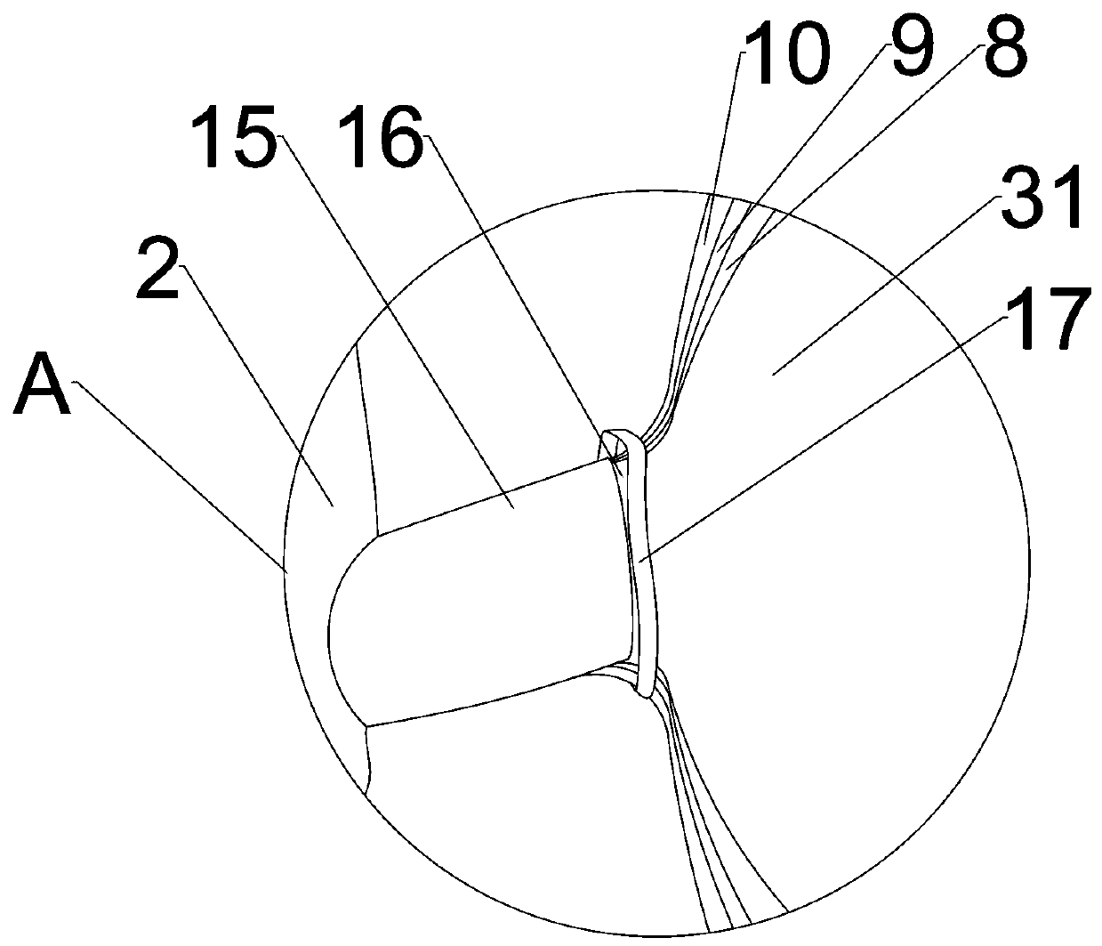 Plant root system plus aerated sand bag infiltration irrigation system