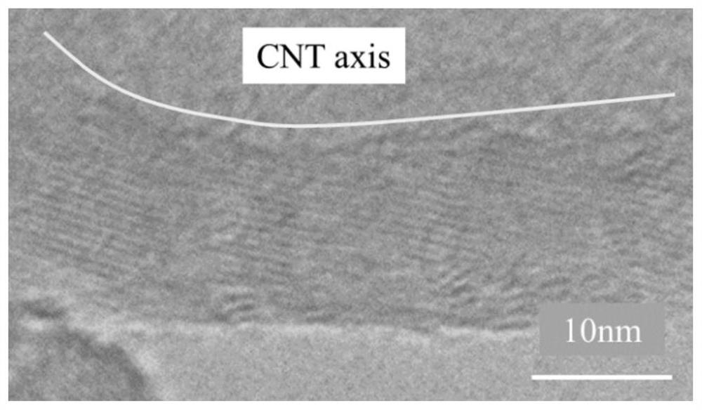 A preparation method for online continuous growth of carbon nanotubes on the surface of carbon fibers