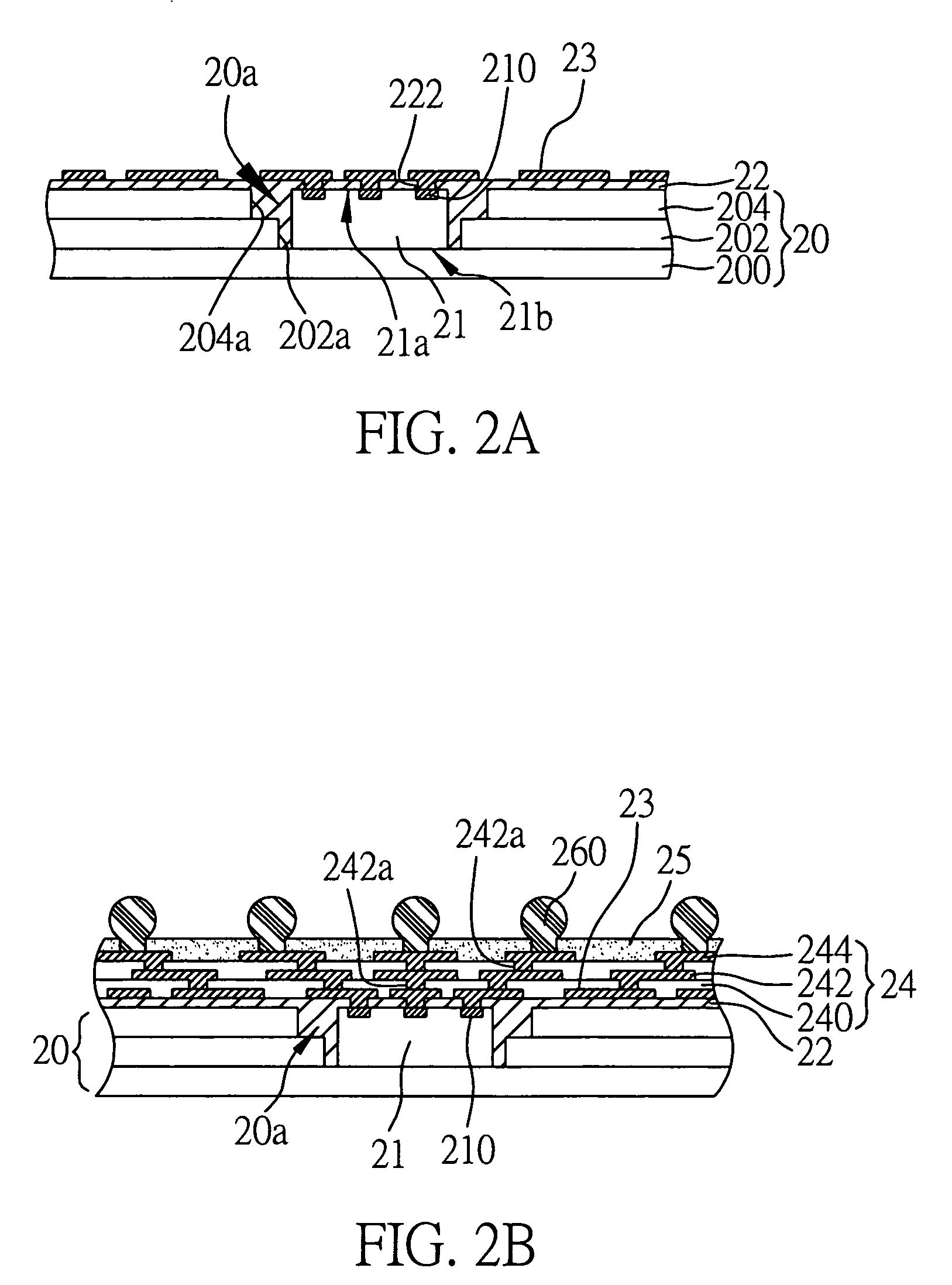 Package structure with chip embedded in substrate