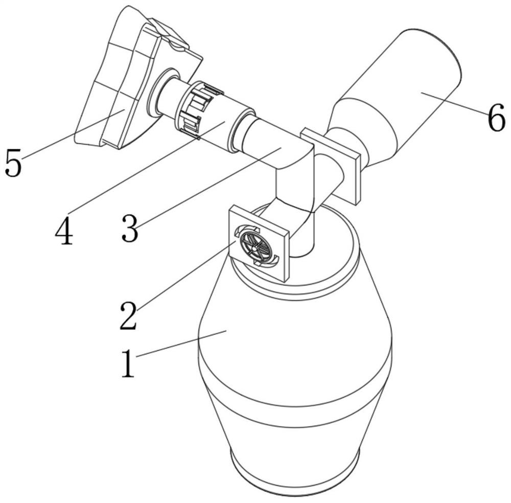 Respiratory tract protection nursing device for respiratory medicine department