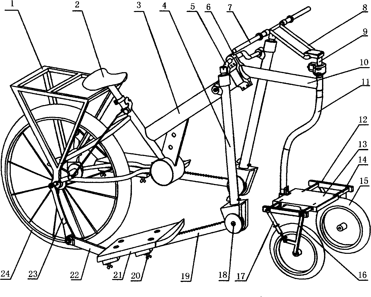 Multifunctional stationary bike