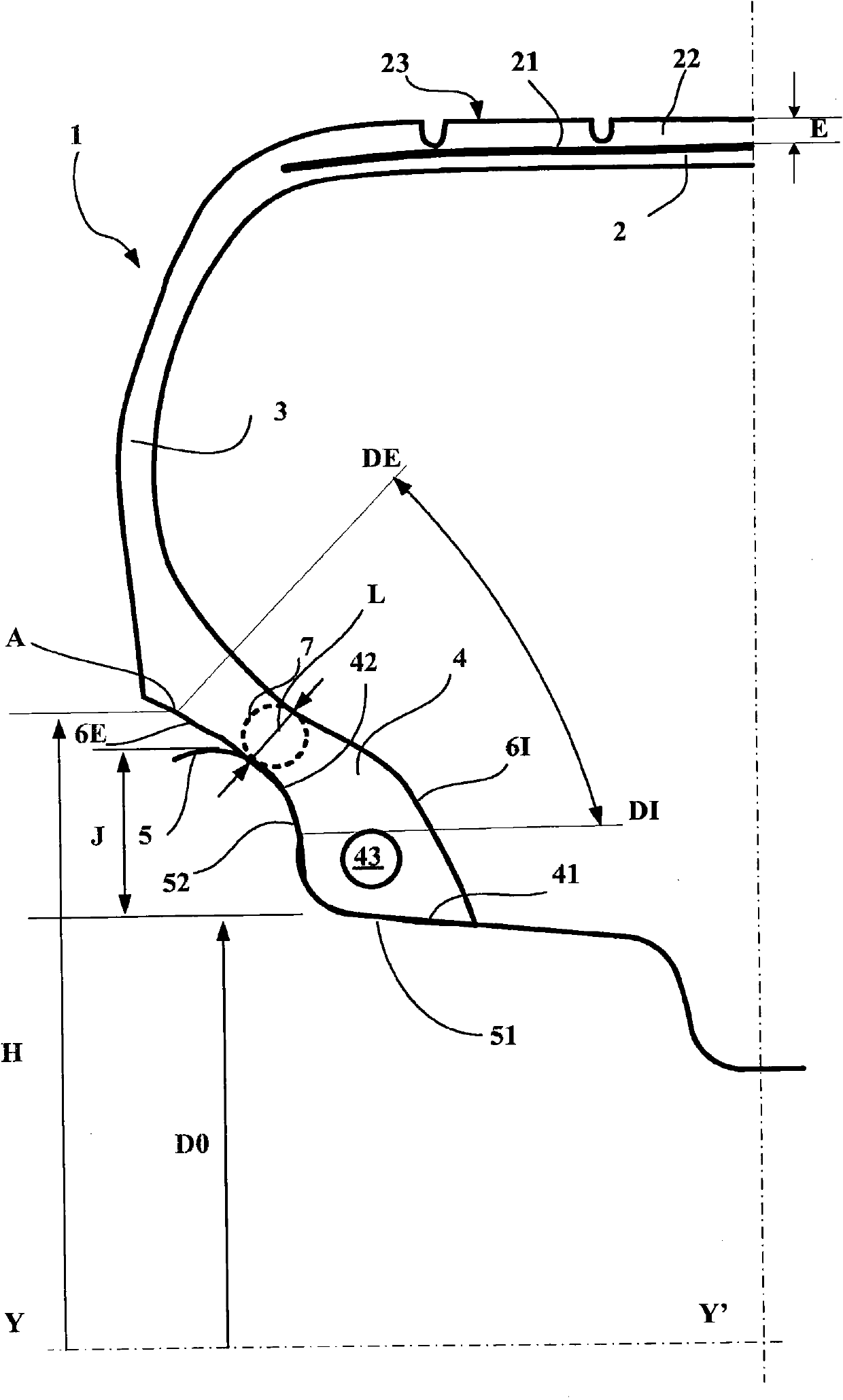 Suspension system for vehicle and tyre for vehicle