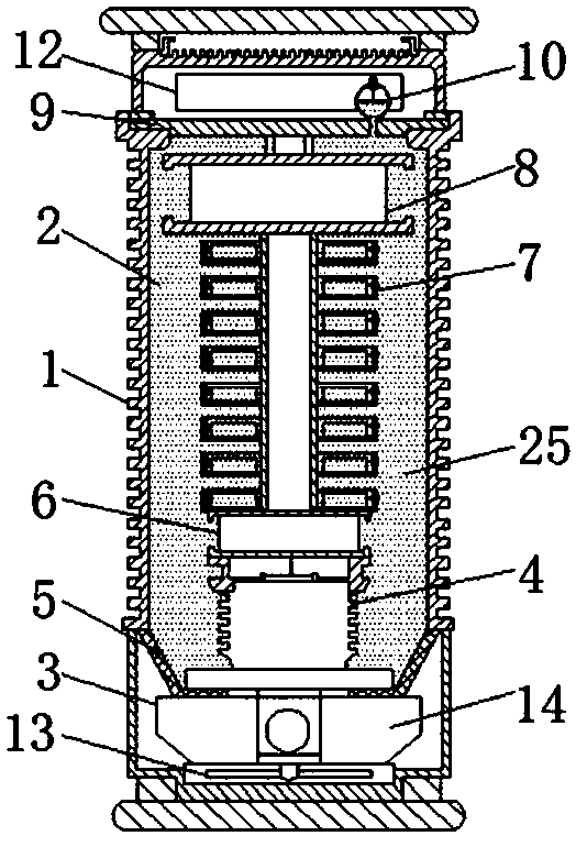 Heat-dissipating structure of high-frequency direct-current X-ray generator