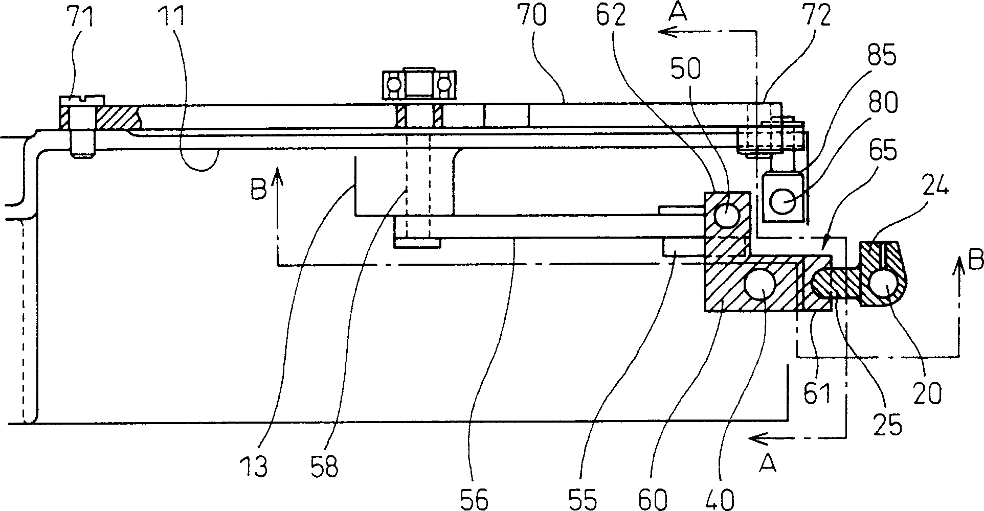 Jump sewing mechanism for sewing machine