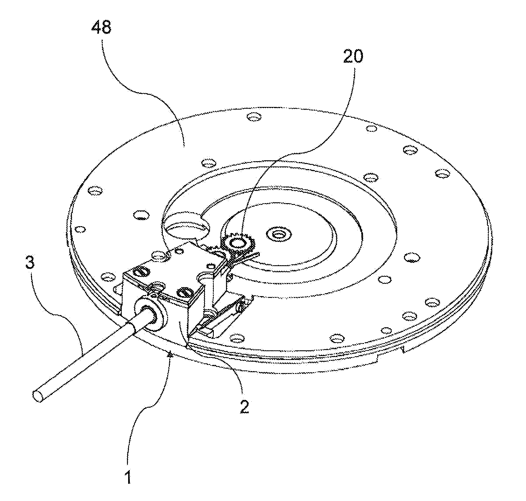 Timepiece mechanism and module comprising such a mechanism
