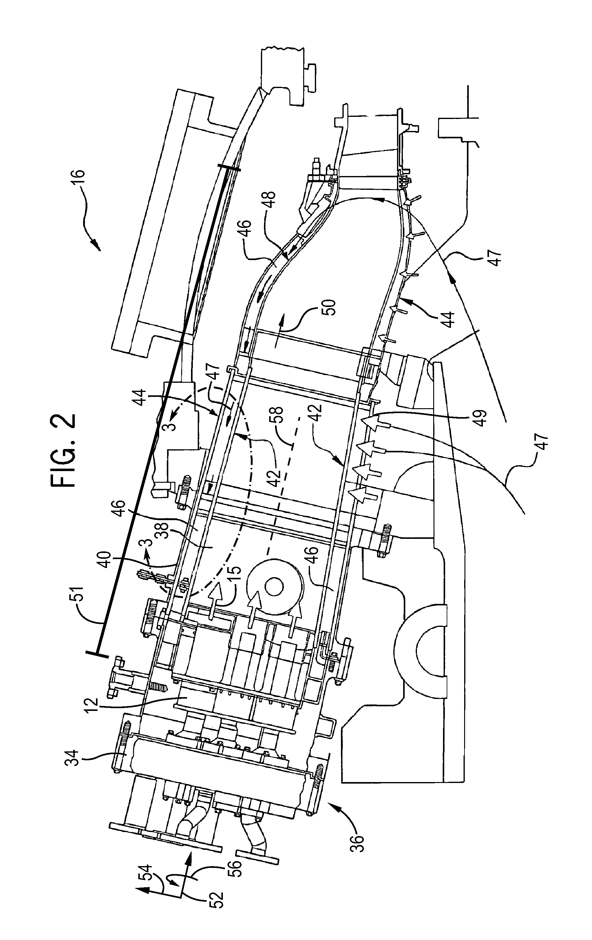 System and method for flow control in gas turbine engine
