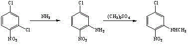 Method for preparing 3-methylamino-4-nitrophenoxyethanol