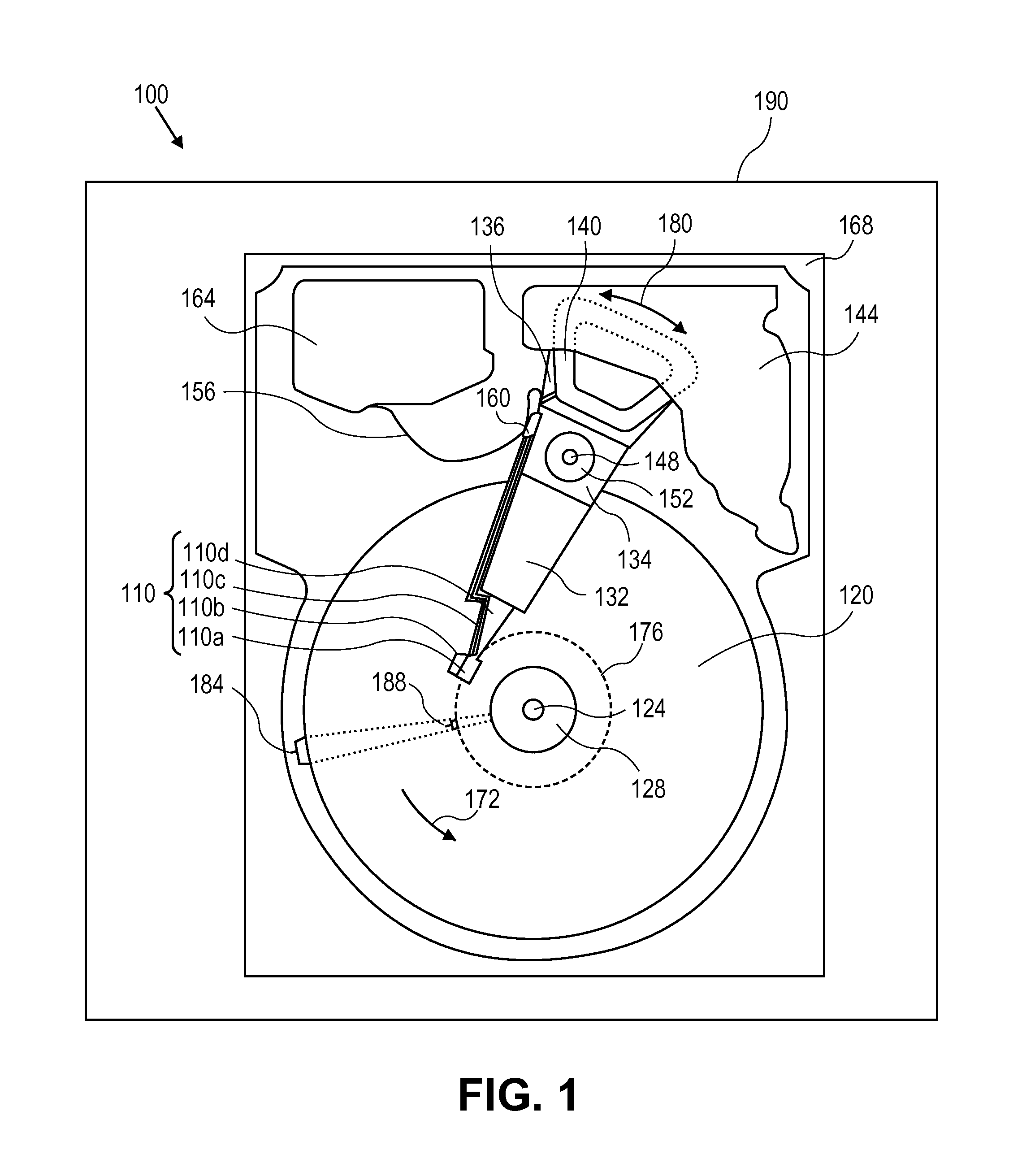 Helium filled sealed HDD using gas flow diversion filtration to improve particle cleanup