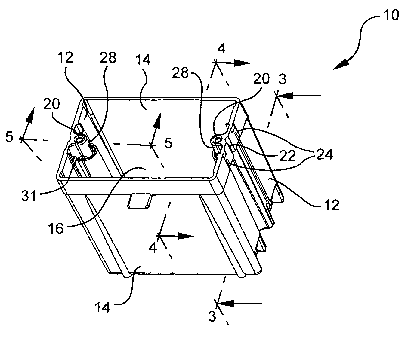 Fast set screw device for non-metallic boxes