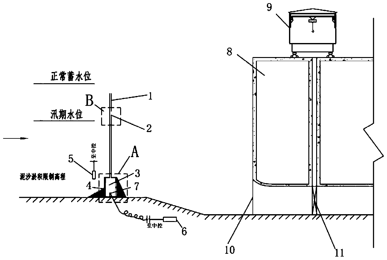 Built-in drainage pump to prevent sediment from entering the water intake Submersible sand trap