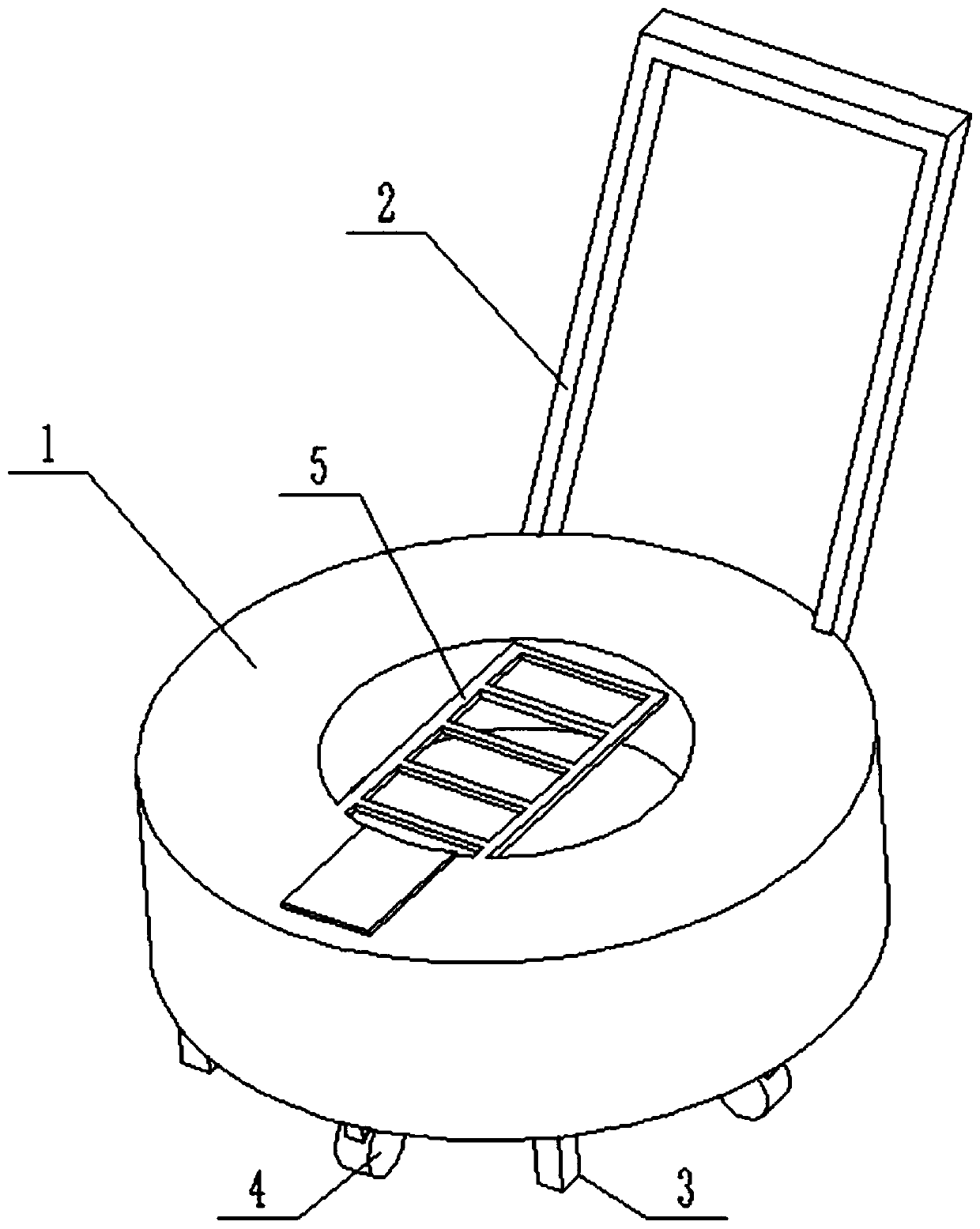 A support platform for architectural decoration