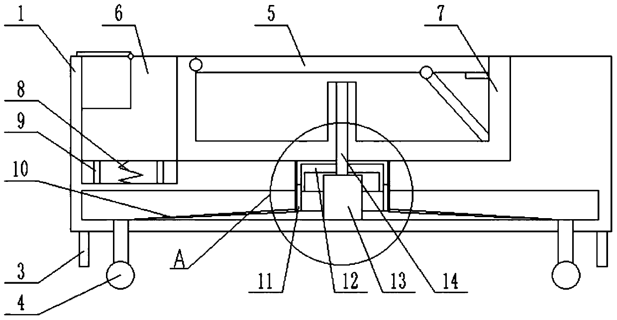 A support platform for architectural decoration