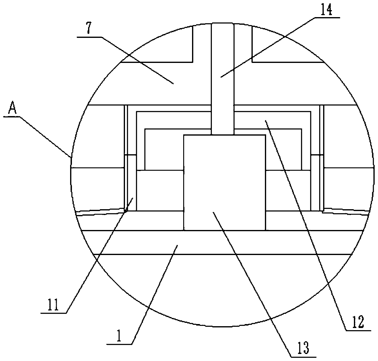 A support platform for architectural decoration