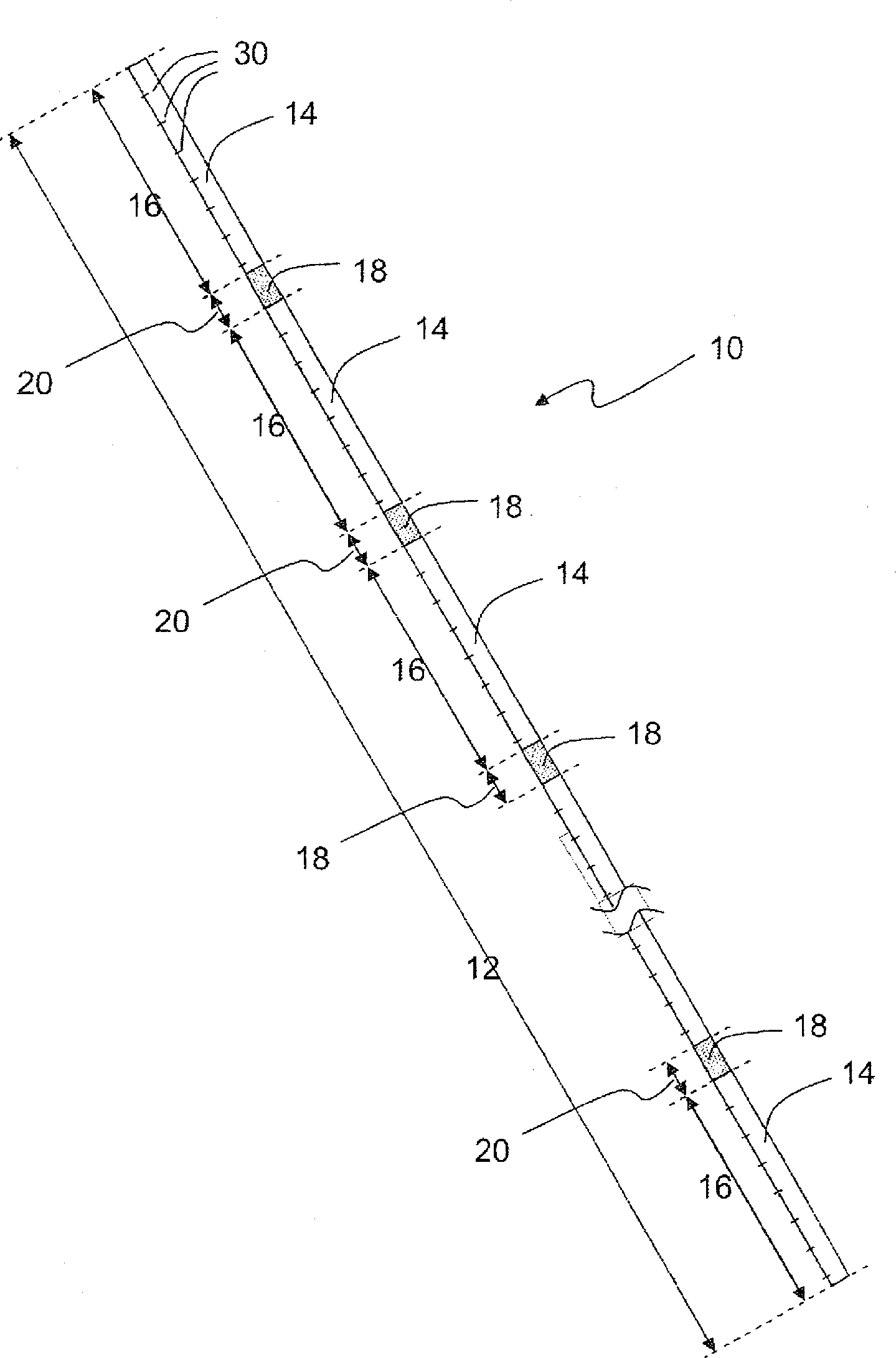 Method for installing a profiled extruded section