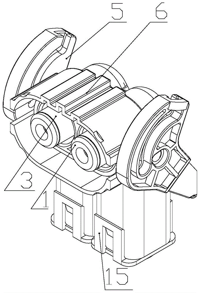 A bent outlet high-voltage shielded electrical connector plug