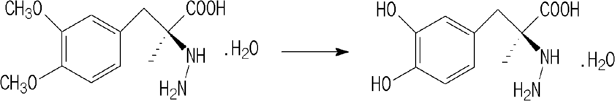 Method for refining carbidopa
