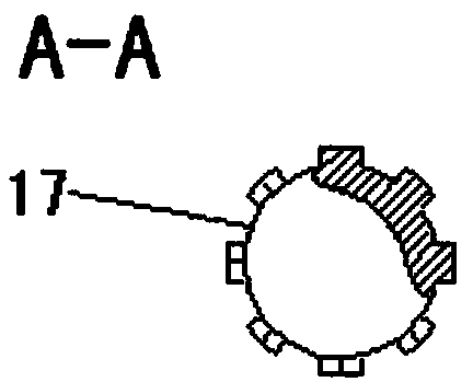 A shaft-shifting power transmission applied to a garden digging machine in southern mountainous areas