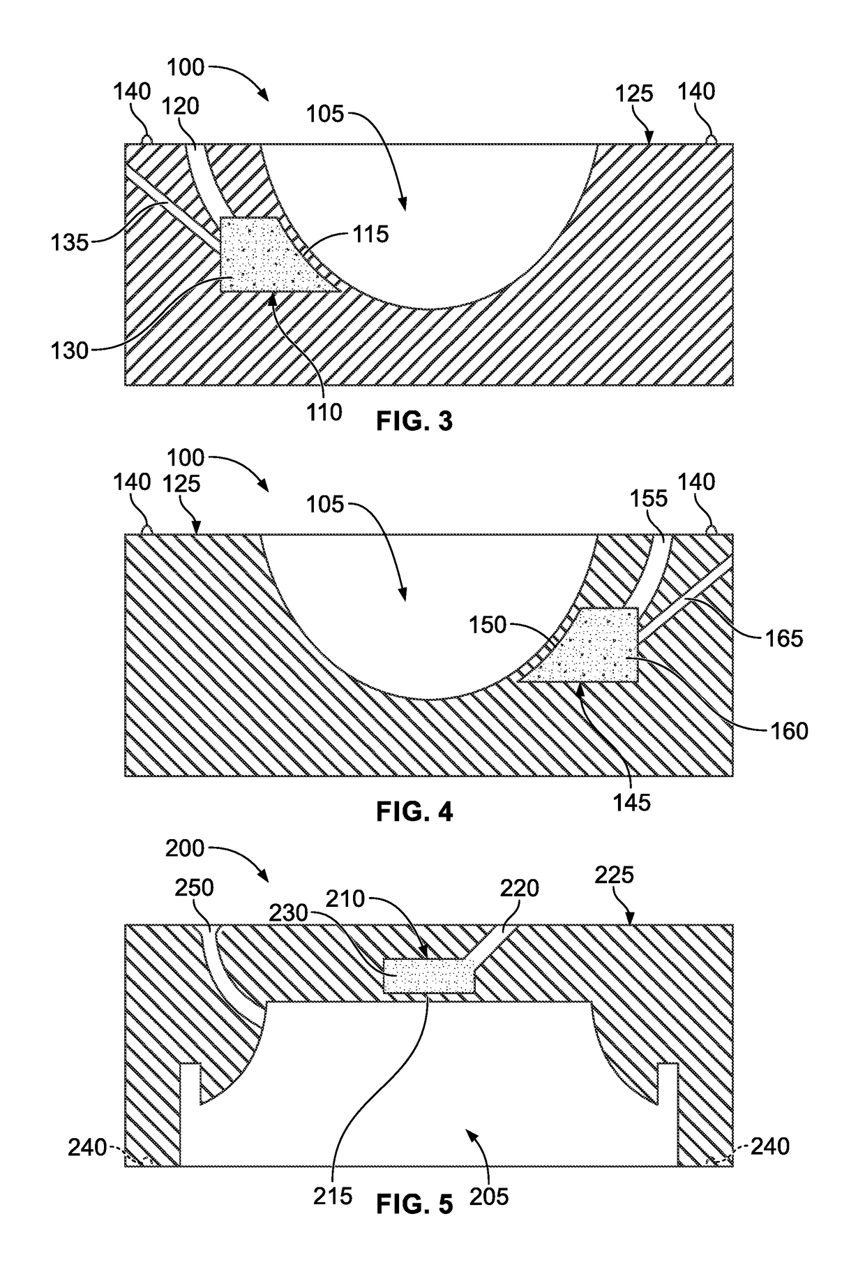 Mold body with integrated chill