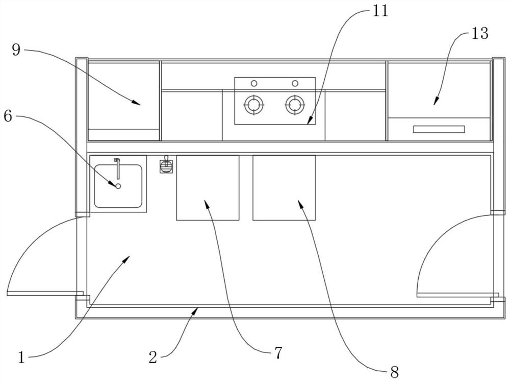 Installation method of integrated cabinet and laundry room