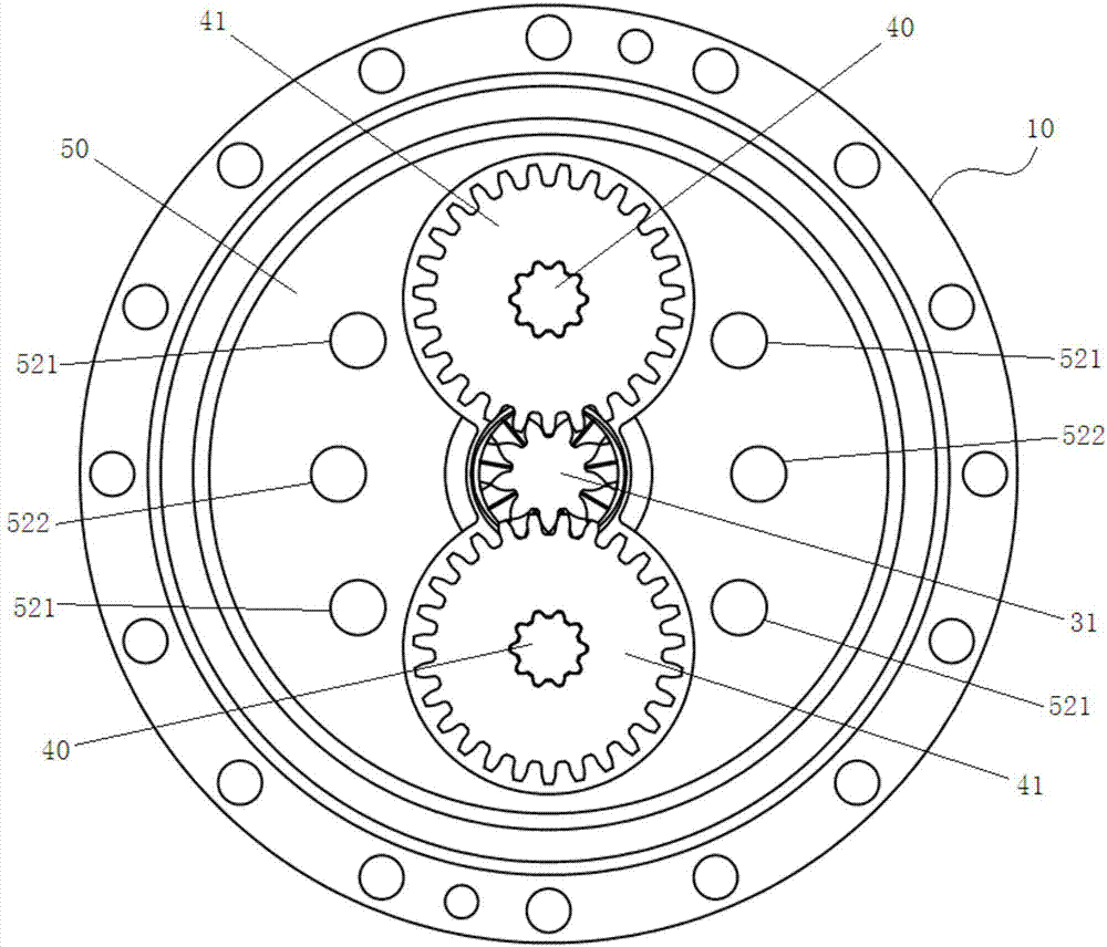 Cycloidal planetary reducer and mechanical equipment tool