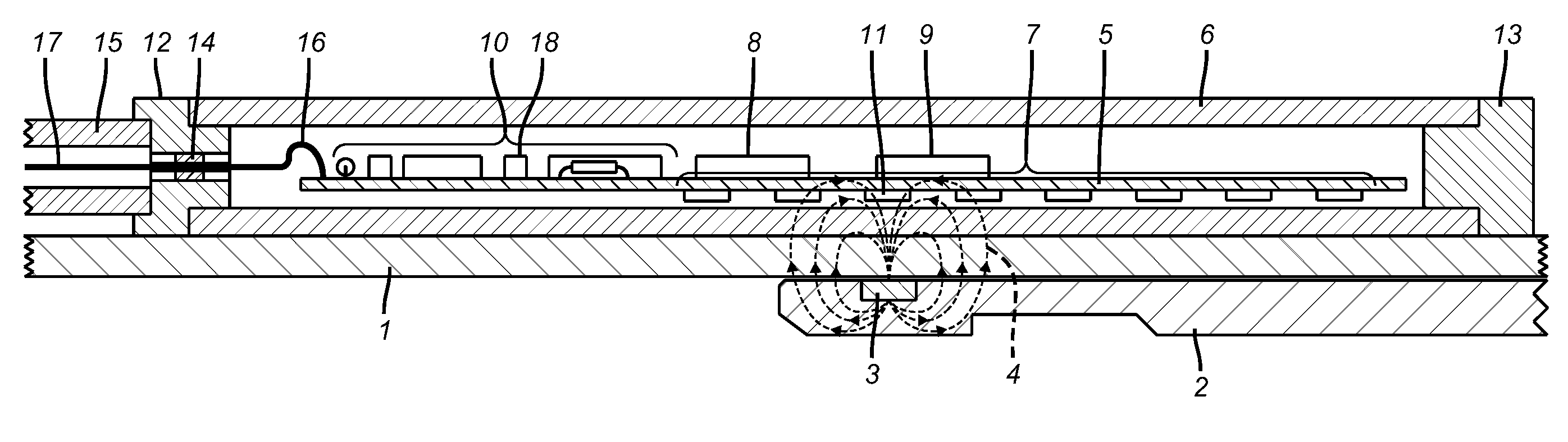 Position sensor for a downhole completion device