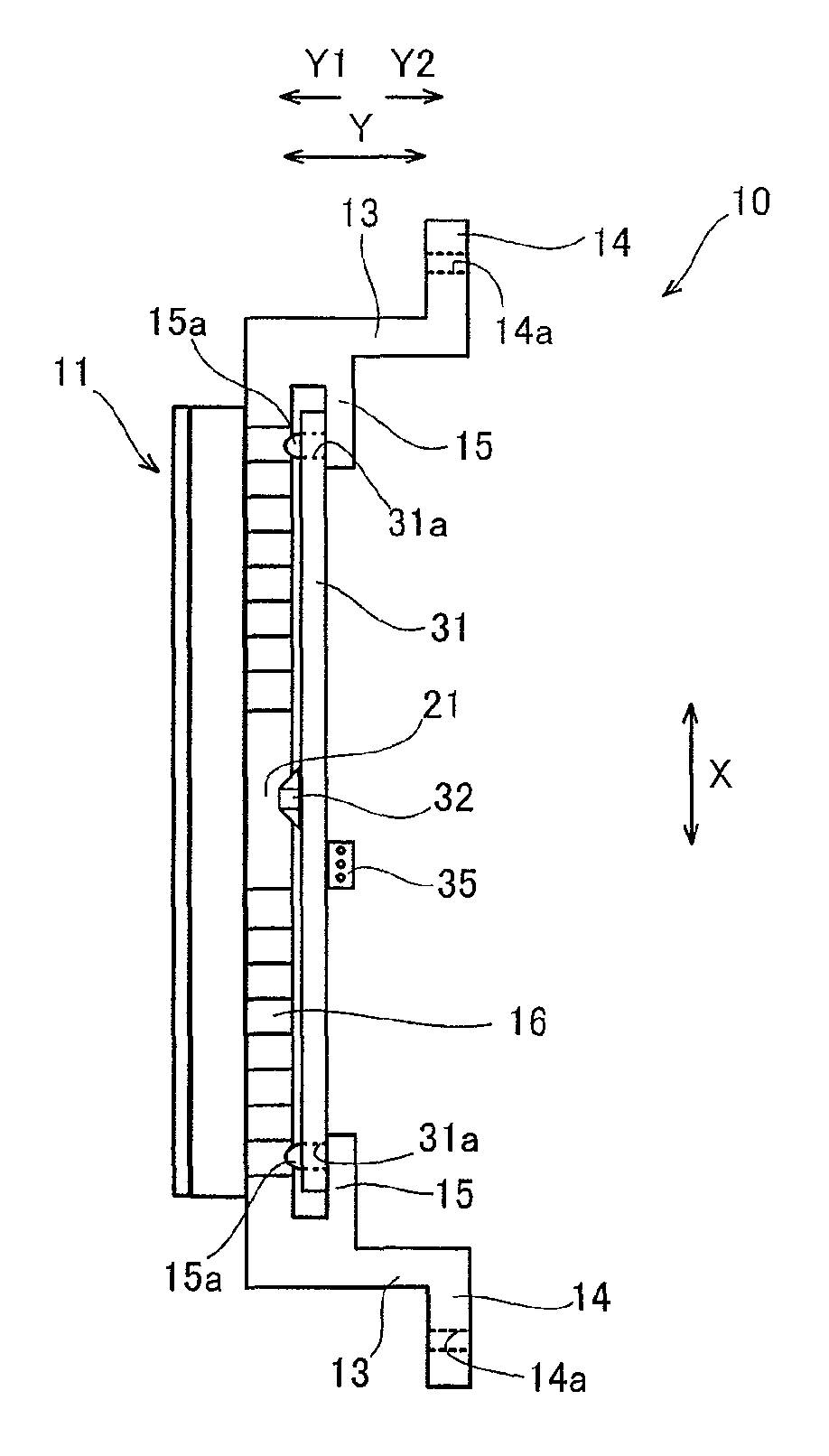Structure for mounting indicator unit on electronic apparatus