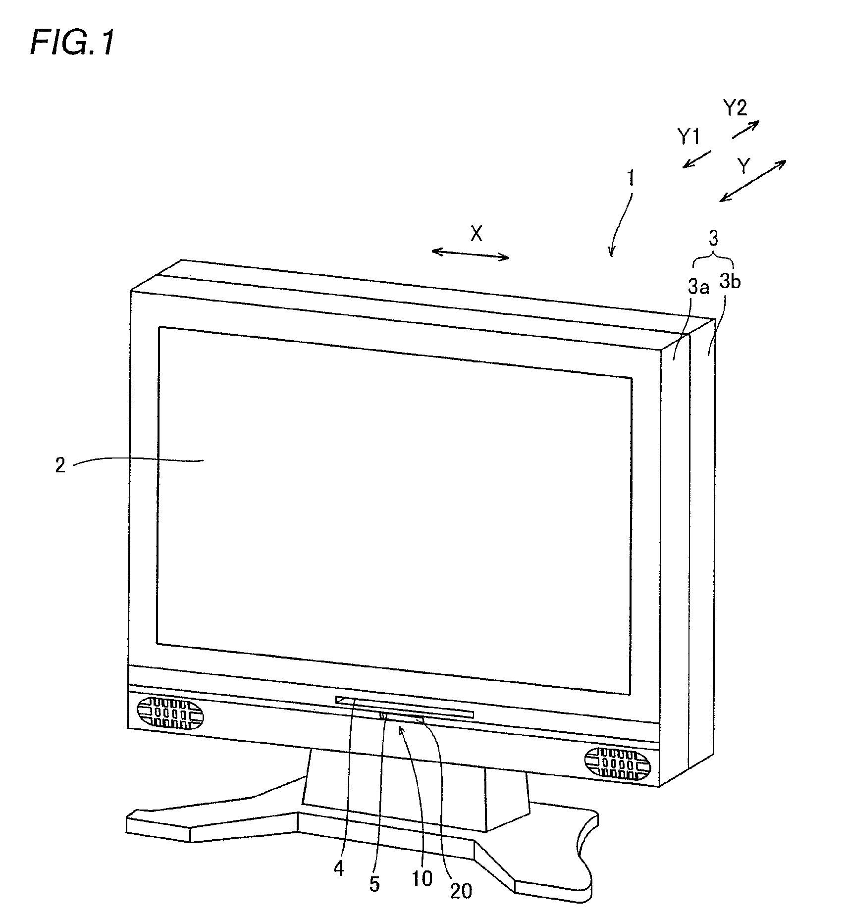 Structure for mounting indicator unit on electronic apparatus