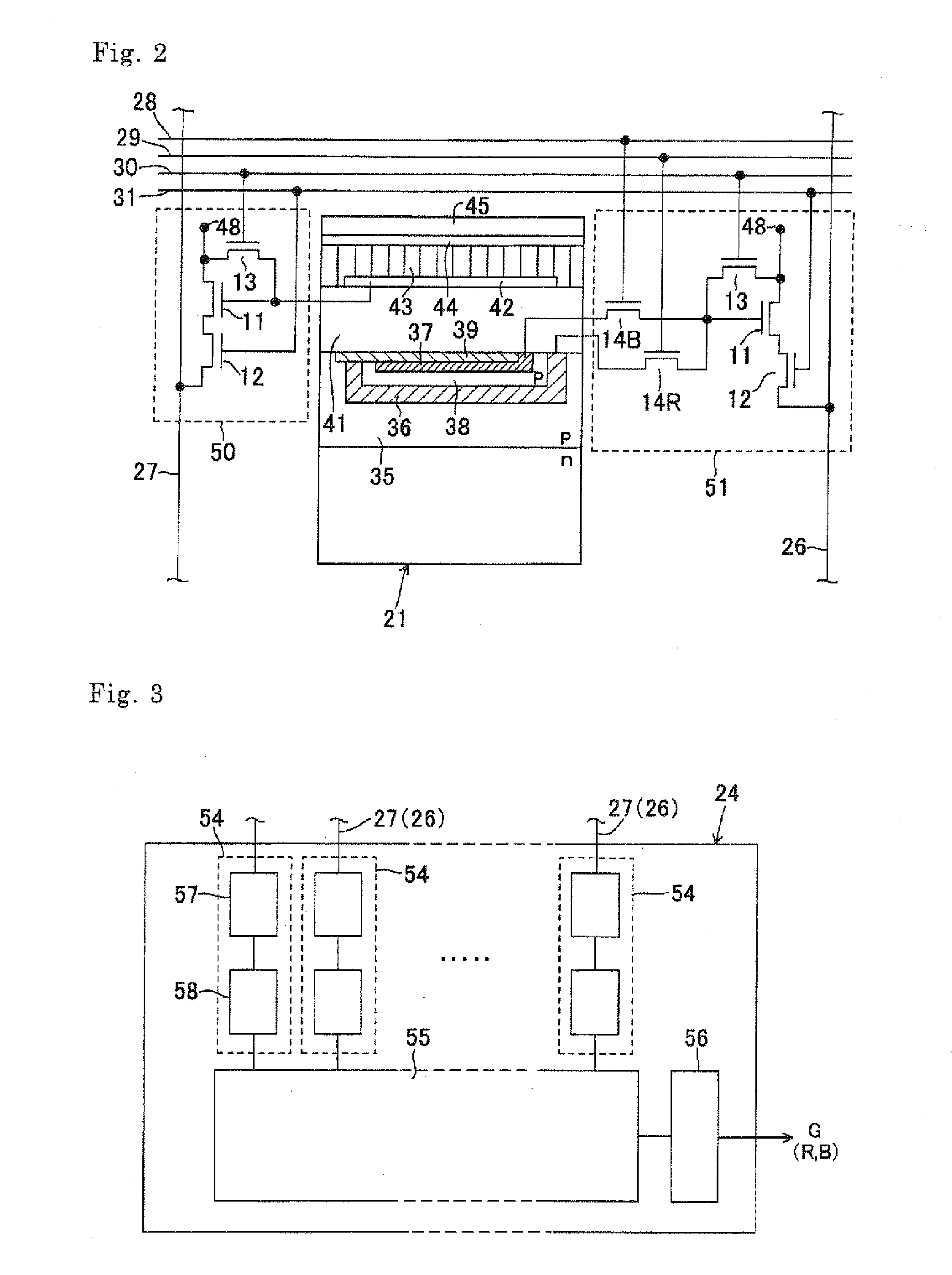 Photoelectric conversion layer stack type solid-state imaging device